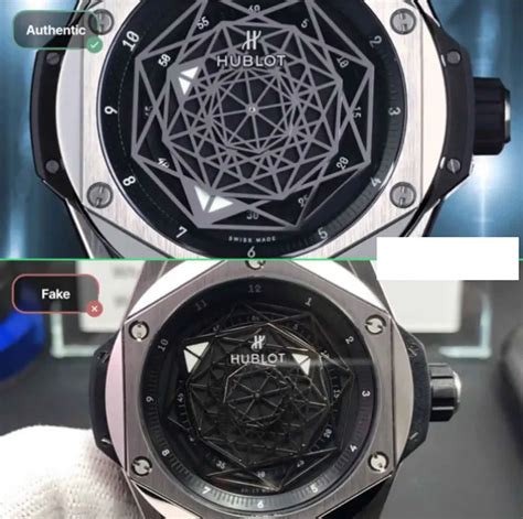 cách phân biệt đồng hồ hublot